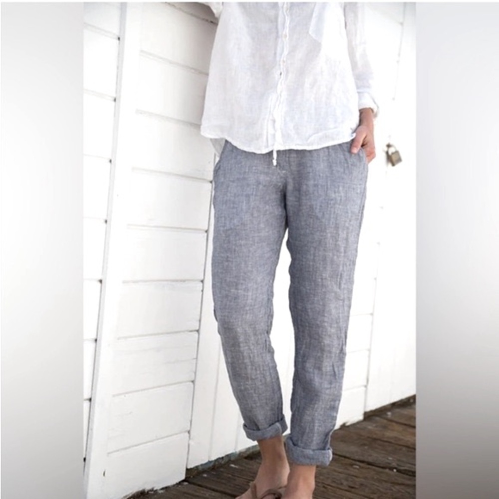 CP Shades Hampton Pants Linen Chambray
